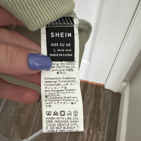 Bundle of 3 Women's Flutter Sleeve Blouses - Beige and Sage and green - Picture 3 of 10